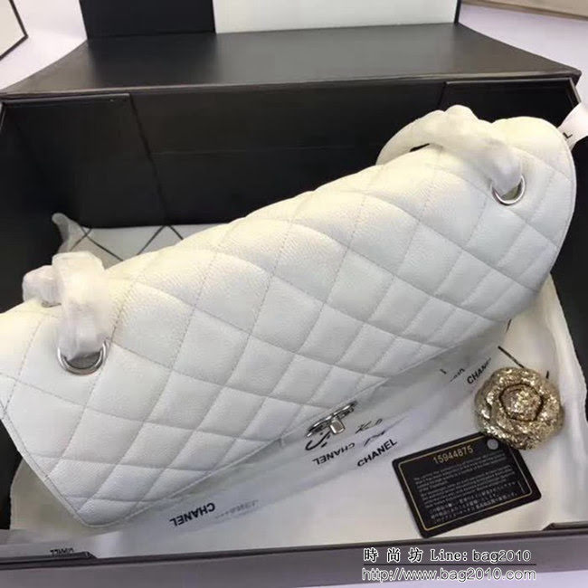 香奈兒CHANEL 升級版A1113全新經典小羊皮金銀鏈條單肩斜挎包 DSC1721